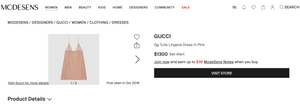 Gucci Logo Print Tulle Slip Dress- Black