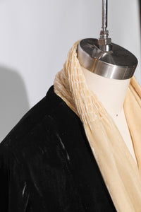 1920's Antique Velvet and Silk Jacket